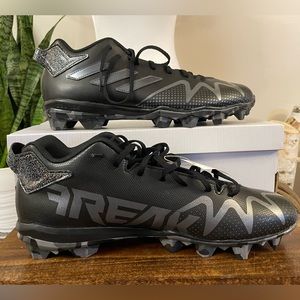 NIB Adidas Football Cleats Freak Spark MD Black Men’s 14